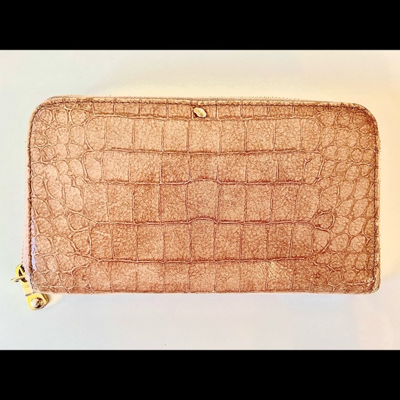 Miu Miu Croc Embossed St. Coco Lux Zip Wallet - Picture 3 of 7